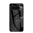 thumbnail image 1 of Allytech Marble Case for Google Pixel 9A 2025, Tempered Glass Back Cover Anti-Scratch Shockproof Protective Bumper Case Cover for Google Pixel 9A - Black, 1 of 7