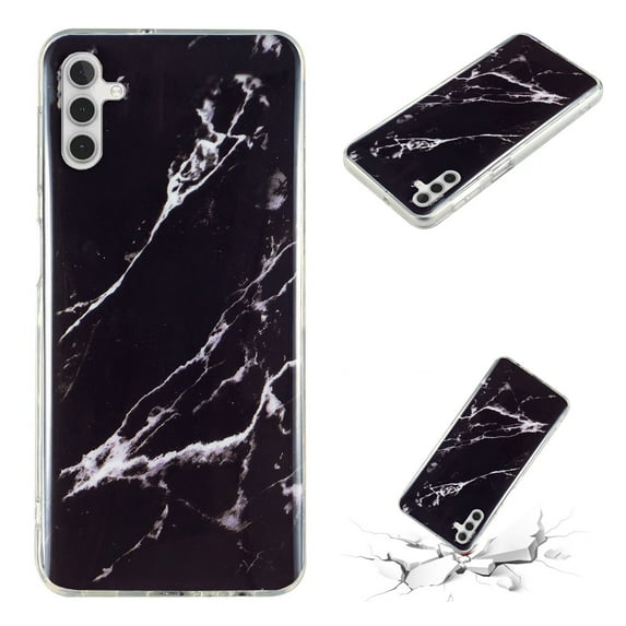 Allytech Marble Series Case for Samsung Galaxy A13(Not for 4G), Galaxy A13 5G 6.5" Cover 2022, Shock Absorption Bumper Soft TPU Women Girl Cover for Samsung A13 5G, Black Marble