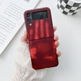 thumbnail image 1 of Allytech Matte Case for Samsung Galaxy Z Flip3 - [Drop Protection] - Ultra Thin Lightweight Shockproof Cover with Color Changing Effect for Women Men for Samsung Galaxy Z Flip3, Black/Red, 1 of 7