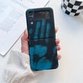thumbnail image 1 of Allytech Matte Case for Samsung Galaxy Z Flip3 - [Drop Protection] - Ultra Thin Lightweight Shockproof Cover with Color Changing Effect for Women Men for Samsung Galaxy Z Flip3, Black/Blue, 1 of 7