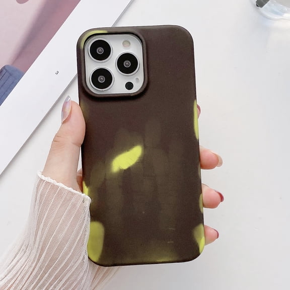 Allytech Matte Case for iPhone 15 Pro Max - [Drop Protection] - Ultra Thin Lightweight Shockproof Cover with Color Changing Effect for Women Men for iPhone 15 Pro Max, Black/Green