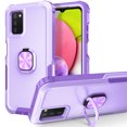 thumbnail image 1 of Allytech Military Grade TPU Hard PC Back Cover Cell Phone Case for Samsung Galaxy A03S, Purple, 1 of 1