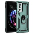 thumbnail image 1 of Allytech Moto Edge 20 Pro Case with Kickstand, Ring Holder Kickstand Military Grade Shockproof Anti-scratch Protective Compatible with Car Mount Case Cover for Motorola Edge 20 Pro -Darkgreen, 1 of 6