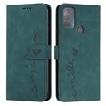 thumbnail image 1 of Allytech Moto G50 Case 6.5" - Premium PU Leather Folio Stand Shockproof Protective Cards Slots Holder Magnetic Closure Hand Wrist Wallet Cover Shell for Motorola Moto G50 - Green, 1 of 10