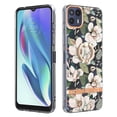thumbnail image 1 of Allytech for Moto G50 Case with Ring Holder Stand, Slim Shell Floral Series Bumper Anti-Scratch Shockproof Lightweight Phone Case Cover for Motorola Moto G50, Flower, 1 of 4