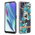 thumbnail image 1 of Allytech for Moto G50 Case with Ring Holder Stand, Slim Shell Floral Series Bumper Anti-Scratch Shockproof Lightweight Phone Case Cover for Motorola Moto G50, Green Flower, 1 of 4