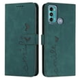 thumbnail image 1 of Allytech Moto G60 Case 6.8" - Premium PU Leather Folio Stand Shockproof Protective Cards Slots Holder Magnetic Closure Hand Wrist Wallet Cover Shell for Motorola Moto G60 - Green, 1 of 10