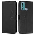 thumbnail image 1 of Allytech Moto G60 Case 6.8" - Premium PU Leather Folio Stand Shockproof Protective Cards Slots Holder Magnetic Closure Hand Wrist Wallet Cover Shell for Motorola Moto G60 - Black, 1 of 10