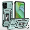thumbnail image 1 of Allytech for Motorola Moto G Stylus 5G 2023 Phone Case with Ring Holder & Slide Camera Cover, Ring Kickstand Drop Proof Magnetic Heavy Duty Rugged Hybrid Case Cover for Moto G Stylus 5G 2023,Darkgreen, 1 of 7
