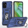 thumbnail image 1 of Allytech for Motorola Moto G Stylus 5G 2023 Phone Case with Ring Holder & Slide Camera Cover, Ring Kickstand Drop Proof Magnetic Heavy Duty Rugged Hybrid Case Cover for Moto G Stylus 5G 2023, Navyblue, 1 of 7