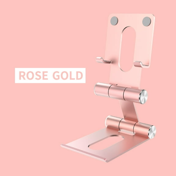 Allytech Multi Angle Portable Stand for Smart Phone, iPad Tablet (iPad Mini / iPad Pro 11/ iPad Pro 12.9/ iPad 10.2/ iPad Air 3), E-reader and Samsung Galaxy Tab, Rosegold