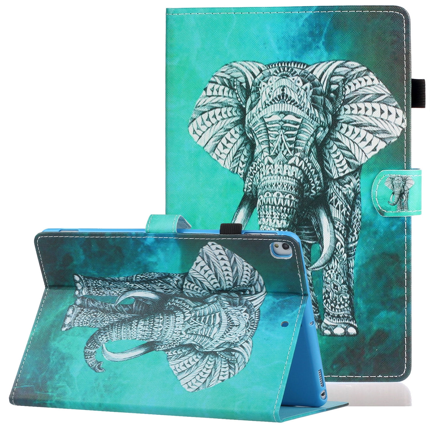 Allytech New iPad 10.2 Case 7th Generation 2019, Premium PU Leather Slim Folio Kickstand Smart Cover Auto Sleep Wake Shockproof Anti-Scratch Pencil Holder Case for Apple iPad 10.2",Tree