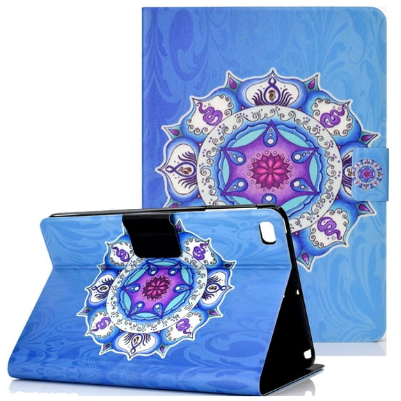 Allytech New iPad mini 5 Case 2019, iPad Mini 1 2 3 4 Case, Ultra Slim PU Leather Folio Smart Cover Auto Sleep Wake Stand Cards/ Pencil Holder Wallet Case for Apple iPad Mini 1 2 3 4 5, Mandala