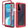 thumbnail image 1 of Allytech for OnePlus Nord N200 5G Case and Cover, Rugged PC Front Cover + Soft Silicone Non-Slip Back Hybrid Shockproof Bumper Clear Case for OnePlus Nord N200 5G 6.49" 2021, Red, 1 of 6