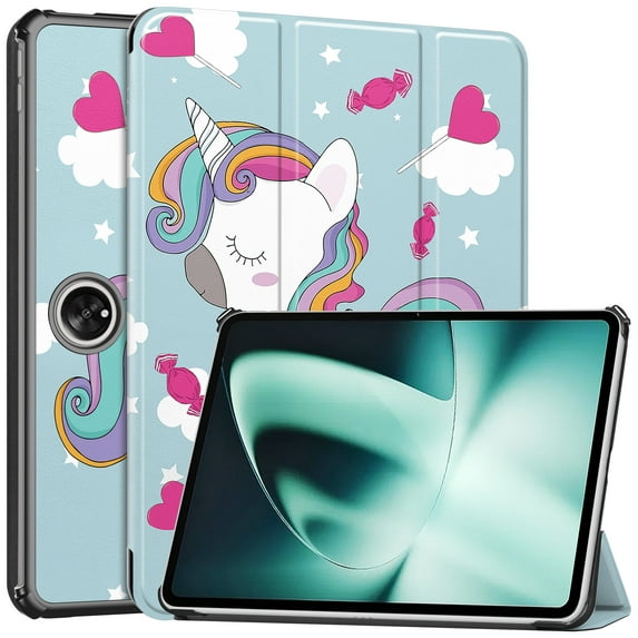 Allytech OnePlus Pad Case 2023 Released, Trifold Stand Smart Cover Auto Sleep Wake Ultra Slim Flip Cover for OnePlus Pad 11.61" 2023 - Horse