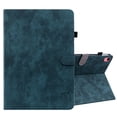 thumbnail image 1 of Allytech PU Leather Case for iPad 10th Gen 10.9" 2022, Cute Embossed Tiger Pattern Cover with Card Slots Pen Holder Anti-Slip Stand Wallet Smart Case for iPad 2022 10.9 inch(10th Gen), Darkblue, 1 of 7
