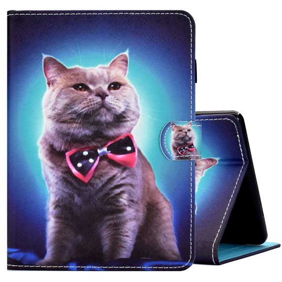 Allytech Paperwhite Case 11th Generation 2021, Kindle Paperwhite 2021 Case, Slim Fit PU Leather Kickstand Protective Shockproof Case Cover for Amazon Kindle Paperwhite 2021 - Cat
