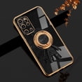 thumbnail image 1 of Allytech Phone Case for Samsung Galaxy S20 Plus 6.7 inch,Luxury Plating 3D Astronaut Design Stylish Soft Silicone Ring Holder Shockproof Slim Back Case Cover,Black, 1 of 9