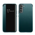 thumbnail image 1 of Allytech Phone Case for Samsung Galaxy S22 Plus/S22+ 5G 6.7", Slim Flip Magnetic Drop Protection Cover with Window View Function Built-in Pin/SIM Card Slot Case for Galaxy S22 Plus/S22+ 2022, Green, 1 of 7