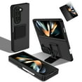 thumbnail image 1 of Allytech Phone Case for Samsung Galaxy Z Fold 5 with Front Screen Protector, Kickstand Shockproof Anti-Scratch Back Cover Case for Samsung Galaxy Z Fold5 5G 2023 - Black, 1 of 1