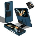 thumbnail image 1 of Allytech Phone Case for Samsung Galaxy Z Fold 5 with Front Screen Protector, Kickstand Shockproof Anti-Scratch Back Cover Case for Samsung Galaxy Z Fold5 5G 2023 - Darkblue, 1 of 10