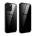 thumbnail image 1 of Allytech Privacy Magnetic Case for iPhone 12 6.1"/ iPhone 12 Pro, Anti Peeping Double Side Tempered Glass [Magnet Absorption Metal Bumper Frame] Full Protective Cover for Apple iPhone 12 6.1", Black, 1 of 10