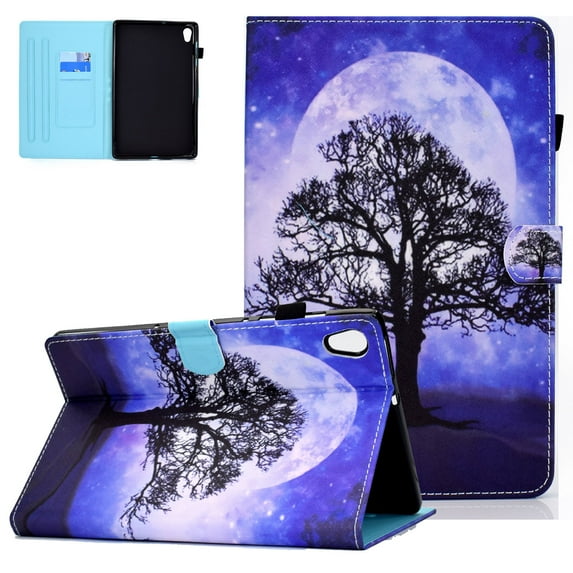 Allytech Protective Case for Lenovo Tab M10 HD 2nd Gen (TB-X306X) / Smart Tab M10 HD 2nd Gen (TB-X306F) 10.1" 2020, Auto Sleep Wake Shockproof Slim Kickstand Folio Flip Lightweight, Tree