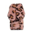thumbnail image 1 of Allytech Rabbit Faux Furry Case Cover for Apple iPhone 15 Pro Max, Girly Fluffy Faux Fur Protective Anti-Scratch Bunny Case for Girls Women - Pink Leopard, 1 of 1