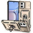 thumbnail image 1 of Allytech Rotatable Kickstand Case for Motorola G Pure - Military Grade Drop Protection - Slide Camera Cover - Heat Dissipation - Anti-Scratch Stand Case Support Magnetic Car Mount, Gold, 1 of 8