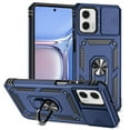 thumbnail image 1 of Allytech Rotatable Kickstand Case for Motorola Moto G (2022) - Military Grade Drop Protection - Slide Camera Cover - Heat Dissipation - Anti-Scratch Stand Case Support Magnetic Car Mount, Blue, 1 of 8