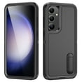 thumbnail image 1 of Allytech Rugged Case Compatible with Samsung Galaxy S24 Plus with Hidden Kickstand, [Military Grade Drop Protection] Soft TPU Hard PC Bumper Non-Slip Shockproof Full Protective Case, Black, 1 of 8