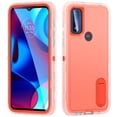 thumbnail image 1 of Allytech Rugged Case for Motorola Moto G Power 5G 2023 with Hidden Kickstand, [Military Grade Drop Protection] Soft TPU Hard PC Bumper Non-Slip Shockproof Full Protective Case, Orange+Clear, 1 of 8