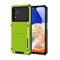 thumbnail image 1 of Allytech Rugged Case for Samsung Galaxy A25 5G, Flip Credit Card Holder Non-Slip Shockproof Cover, Hybrid Heavy Duty Protection Wallet Phone Case Compatible with Samsung Galaxy A25 5G - Green, 1 of 7