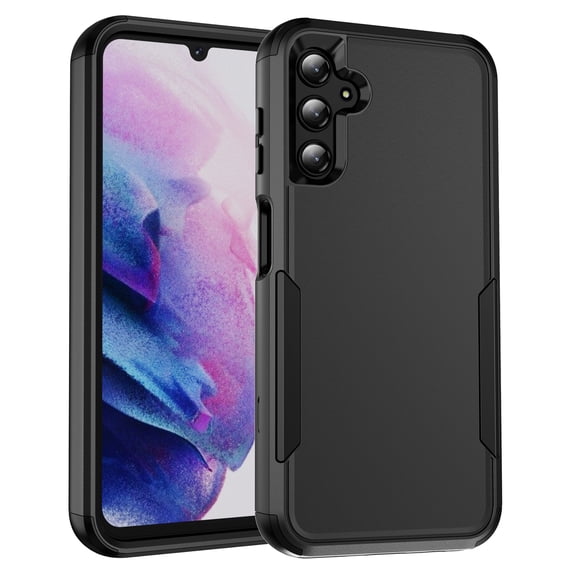 Allytech Rugged Case for Samsung Galaxy A54 5G, Military Grade Shockproof Bumper Hybrid PC Back Cover Anti-Scratch Lightweight Phone Case for Galaxy A54 5G - Black