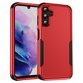 thumbnail image 1 of Allytech Rugged Case for Samsung Galaxy A54 5G, Military Grade Shockproof Bumper Hybrid PC Back Cover Anti-Scratch Lightweight Phone Case for Galaxy A54 5G - Red, 1 of 7