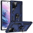 thumbnail image 1 of Allytech Rugged Case for Samsung Galaxy S22 Ultra, Military Grade Protection Shockproof Cover with Metal Rotatable Ring Stand, Magnetic Car Mount Holder Case for Samsung Galaxy S22 Ultra - Blue, 1 of 7
