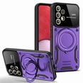 thumbnail image 1 of Allytech Rugged Case for Samsung Galaxy S23 FE, Mangetic Case Compatible Magsafe Wireles Charging Support Ring Holder Stand Shockproof Back Cover Case for Galaxy S23 FE - Purple, 1 of 8