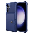 thumbnail image 1 of Allytech Rugged Case for Samsung Galaxy S23 FE Support Magnetic Car Mount, Premium PU Leather Flip Card Cash Holder Pocket Shockproof Anti-Fall Back Case for Samsung Galaxy S23 FE - Darkblue, 1 of 7