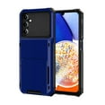 thumbnail image 1 of Allytech Rugged Case for Samsung Galaxy S24 FE, Flip Credit Card Holder Non-Slip Shockproof Cover, Hybrid Heavy Duty Protection Wallet Phone Case Compatible with Samsung Galaxy S24 FE - Blue, 1 of 7