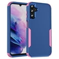 thumbnail image 1 of Allytech Rugged Case for Samsung Galaxy S24 Plus, Military Grade Shockproof Bumper Hybrid PC Back Cover Anti-Scratch Lightweight Phone Case for Galaxy S24 Plus - Blue+Pink, 1 of 7