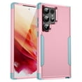 thumbnail image 1 of Allytech Rugged Case for Samsung Galaxy S25 Ultra, Military Grade Shockproof Bumper Hybrid PC Back Cover Anti-Scratch Lightweight Phone Case for Galaxy S25 Ultra - Pink+Gray, 1 of 8