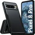 thumbnail image 1 of Allytech Rugged Case for Google Pixel 8 Pro 6.7" 2023 Released, PC TPU Back Cover Shockproof Anti-Scratch Bumper Case - Black, 1 of 6