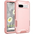 thumbnail image 1 of Allytech Rugged Hybrid Case for Google Pixel 8, Heavy Duty [Support Wireless Charging] [Soft TPU + Hard PC] Anti-Scratch Non-Slip Shockproof Luxury Protective Case - Rosegold, 1 of 8