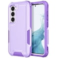 thumbnail image 1 of Allytech Rugged Hybrid Case for Samsung Galaxy S23 FE, Heavy Duty [Support Wireless Charging] [Soft TPU + Hard PC] Anti-Scratch Non-Slip Shockproof Protective Case for Samsung Galaxy S23 FE, Purple, 1 of 8