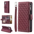 thumbnail image 1 of Allytech for Samsung A32 Case 4G, Premium Folio PU Leather Zipper Wallet Card Slots Crossbody with Shoulder/Wrist Strap Magnetic Flip Holder Phone Cover For Samsung Galaxy A32 4G,
Winered, 1 of 12