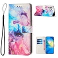 thumbnail image 1 of Allytech for Samsung A52 5G Case Marble, Galaxy A52 5G Case, Slim Thin Wallet Card Slots Folio Book Stand PU Leather Anti-Scratch Case with Hand Strap for Galaxy A52 5G 6.5", Pink, 1 of 8