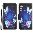 thumbnail image 1 of Allytech for Samsung Galaxy A13 5G Case 3D Effect Creative Pattern Design Cover PU Leather Flip Notebook Magnetic Wallet Case with Wrist Strap Stand Case for Galaxy A13 5G, Butterfly, 1 of 7