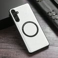 thumbnail image 1 of Allytech for Samsung Galaxy A14 Case, Compatible with MagSafe Charging, Premium PU Leather Back TPU Edges Drop Proof Scratch Resistant Thin Lightweight Phone Case Cover for Samsung A14 5G, White, 1 of 10