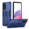 thumbnail image 1 of Allytech for Samsung Galaxy A52 5G/4G Phone Case, Drop Protection Non-Slip Fall-Proof Anti-Fingerprint Flexible Finger Ring Buckle Kickstand Rugged Heavy Duty Phone Cover for Samsung A52, Blue, 1 of 7
