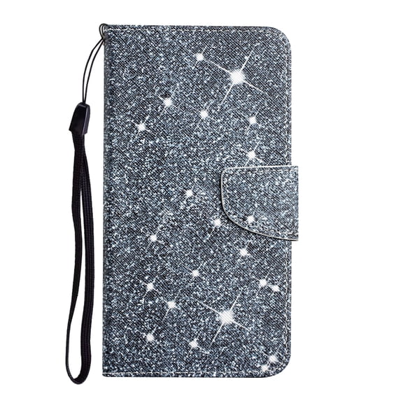 Allytech Samsung Galaxy A53 5G Case, PU Leather Colorful Pattern Flip Folio Stand Magnetic Closure Hand Wrist Cards Slots Wallet Case Cover for Samsung Galaxy A53 5G - Bling Sand